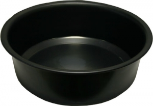 Backform aus Stahl rund D21xH7,5 cm